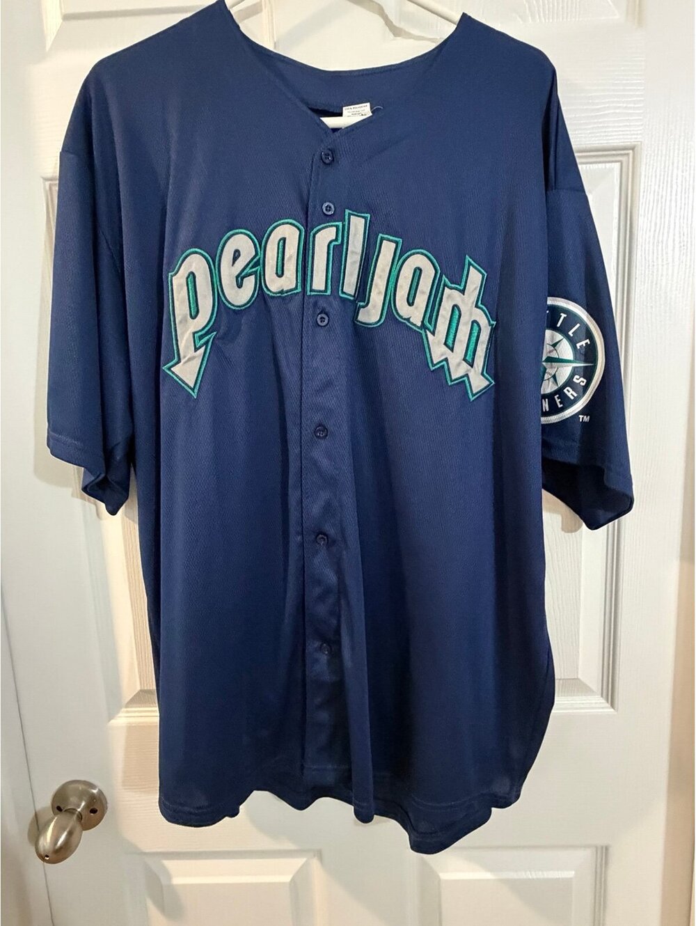 Pearl Jam Seattle Mariners Baseball Jersey 2XL